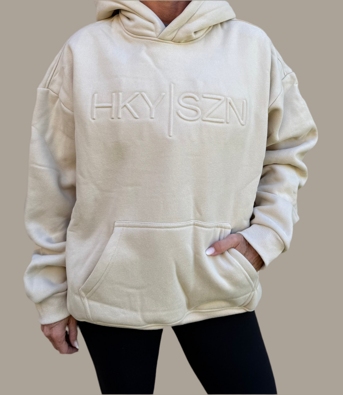 HKY SZN EMBOSSED HOODIE