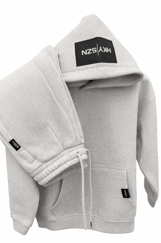 HEATHER GREY KIDS HKY SZN PATCH TRACKSUIT